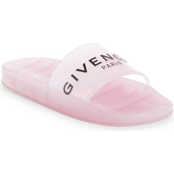 Givenchy Pink Slide Sandals - Picture 1 of 11